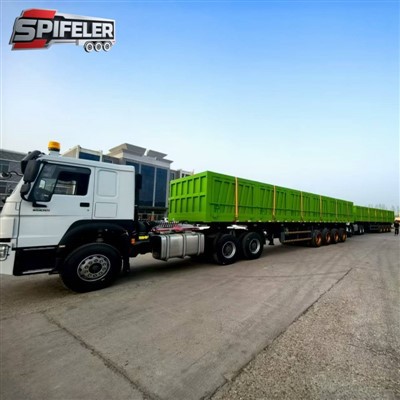 Heavy Duty Side Tipping Dump Trailer